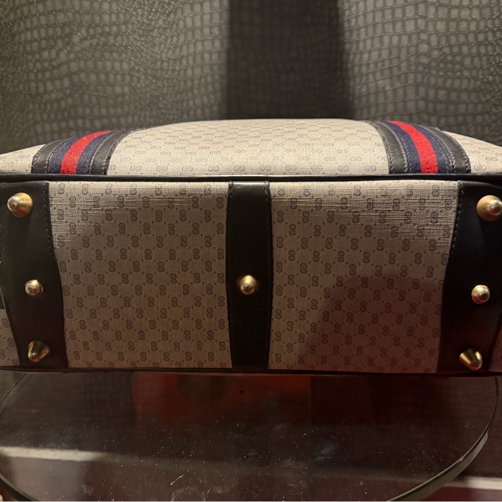 VINTAGE RARE GUCCI LUGAGE SUITCASE TRAVEL - Picture 10 of 10